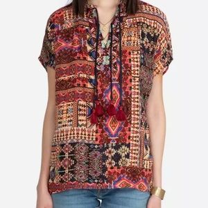 NWT Johnny Was Tribal Top